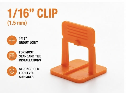 Professional Tile Leveling System Kit (Clips + Wedges)
