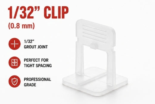 Professional Tile Leveling System Kit (Clips + Wedges)