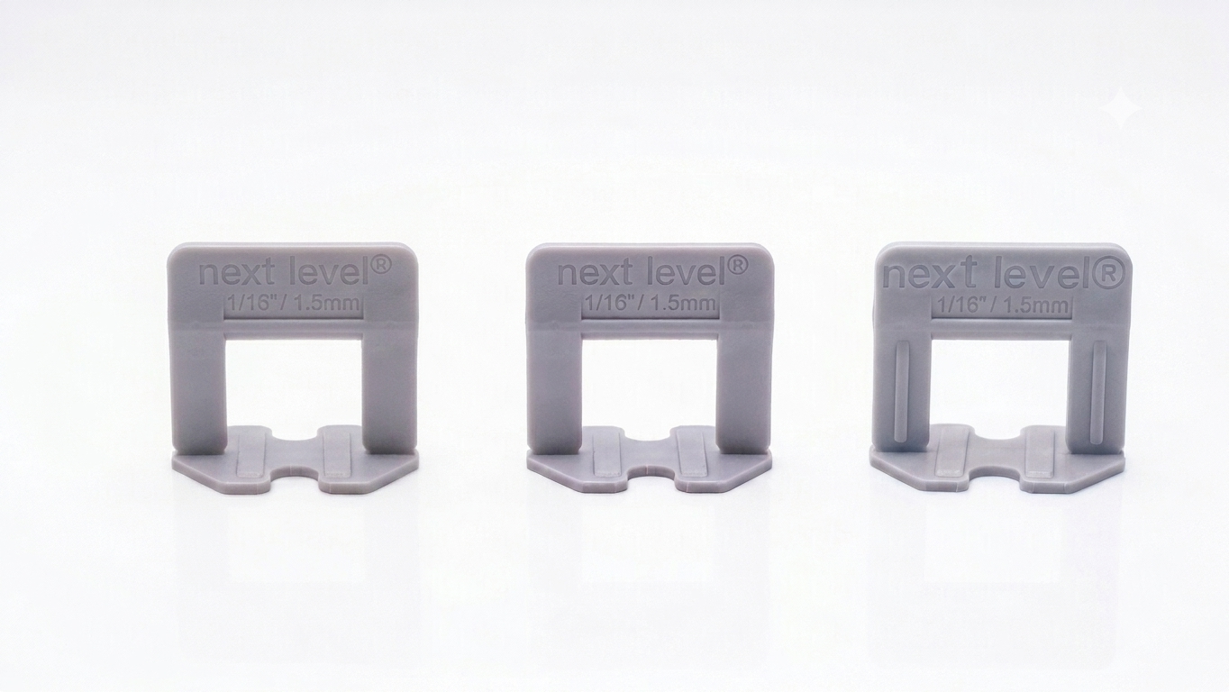 Tile Leveling Clips — 1/16" Standard (500 Pack)