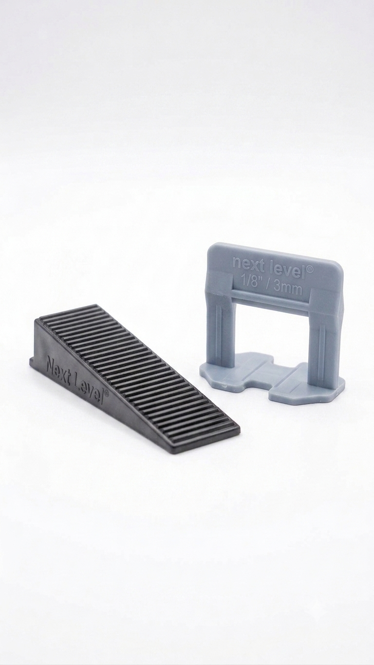 Tile Leveling Clips — 1/8" Wide Grout (500 Pack)