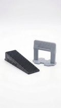 Tile Leveling System Kit — 500 Clips + 200 Reusable Wedges