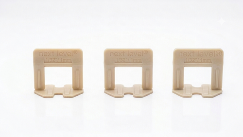 Tile Leveling Clips — 1/32" Ultra-Thin (500 Pack)